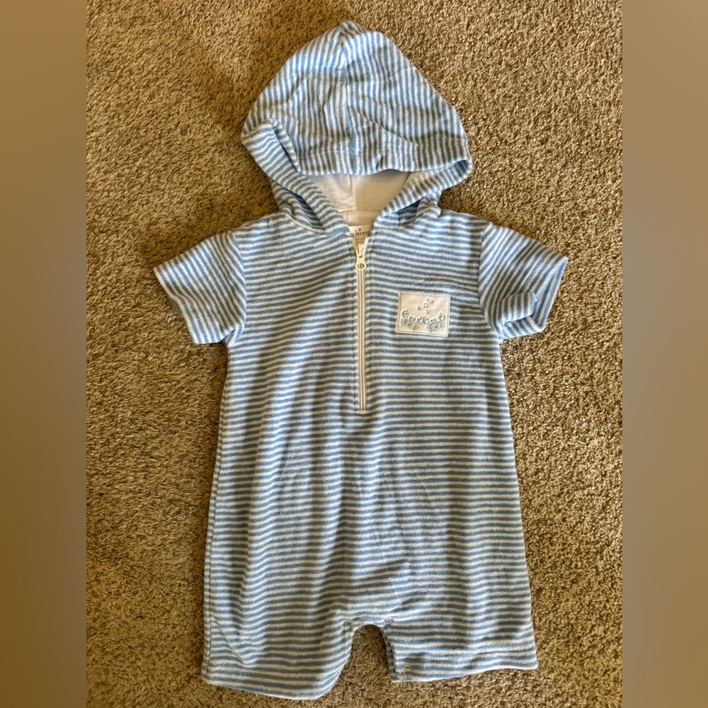 COPY - Kissy Kissy Terry Cloth Romper
